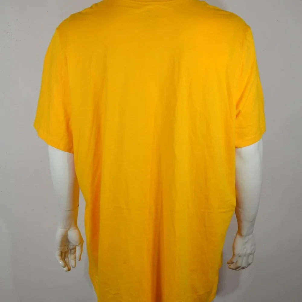 Adidas Amplifier Men's T-Shirt 4XL Short Sleeve Gold White NWT